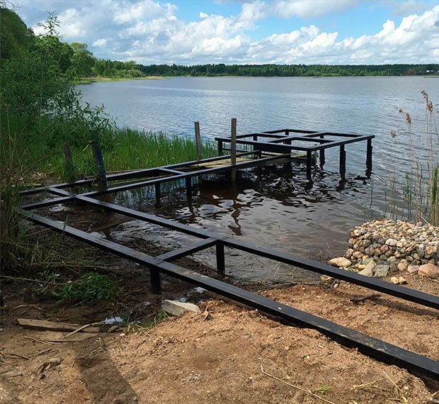 Винтовые сваи для пирсов и причалов в Кулебаках